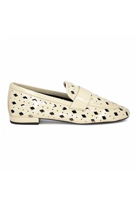 Mocassino donna in naplak colore panna. ELVIO ZANON | EB0304-PANNA